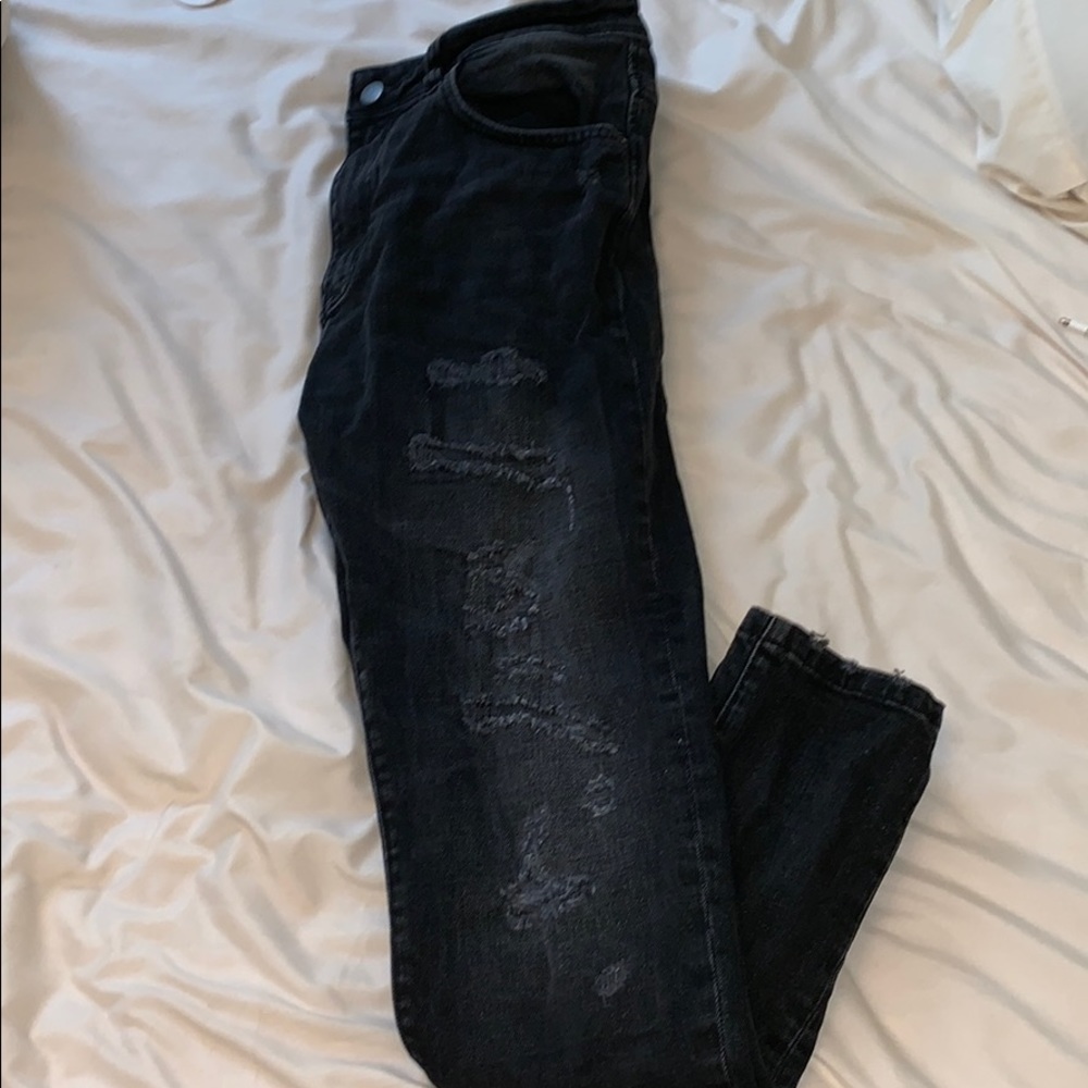 Men’s Zara Distressed Skinny Jeans